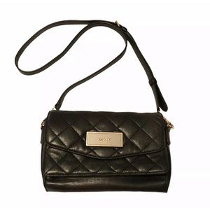DKNY Quilted double Flap Crossbody Bag